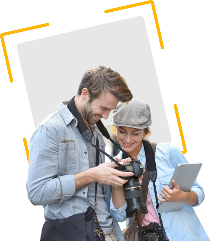 How Kamero works - Event photo sharing illustration